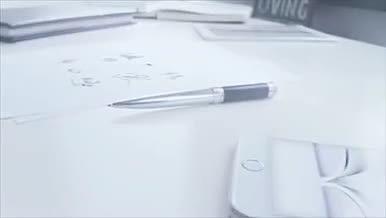 创意实拍后期铅笔手工绘制logo模板视频的预览图
